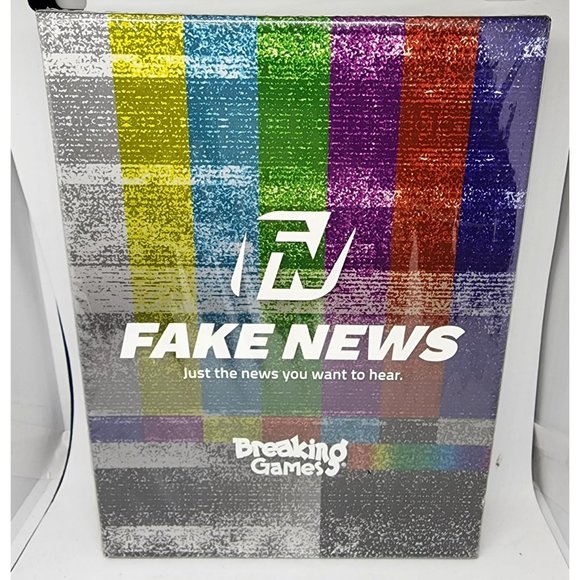 Fake News Image & Topic Card Game by Breaking Games Sealed Brand New - Picture 2 of 4